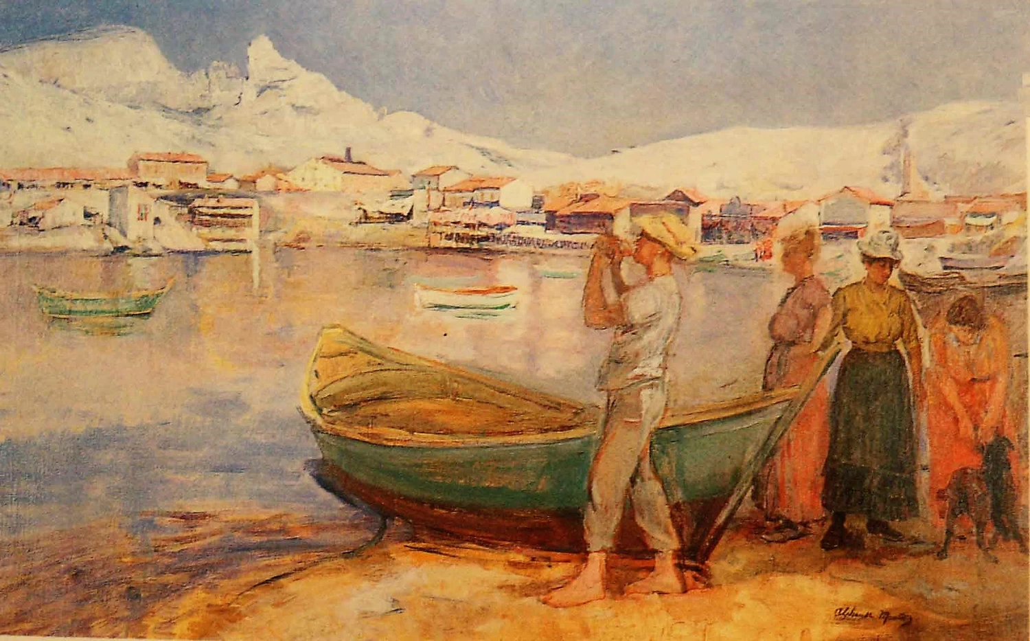 15-Alphonse Moutte-Il porto di Goudes - Musée Ziem - Martigues